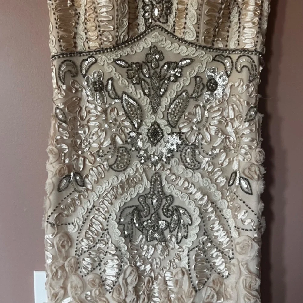 Ivory Sue Wong Nocturne Gown - Size 8 - Picture 3 of 3